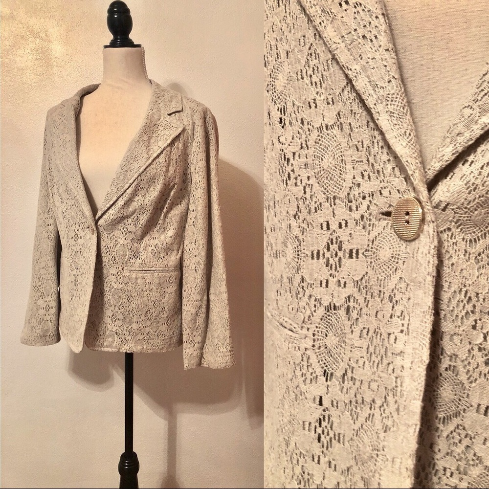 Chico’s Lace Blazer